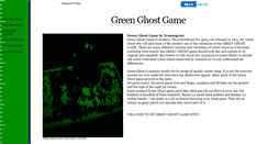 Desktop Screenshot of mygreenghost.cheapwebtricks.net